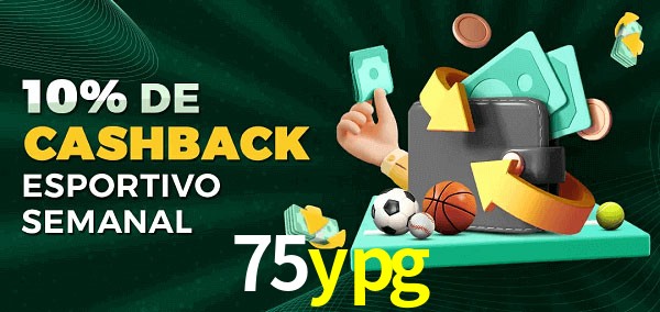 10% de bônus de cashback na 75ypg